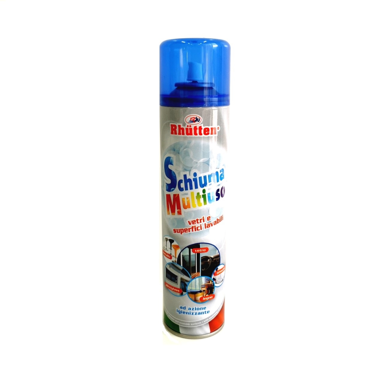 Schiuma detergente vetri e superfici lavabili spray 400 ML Rhutten